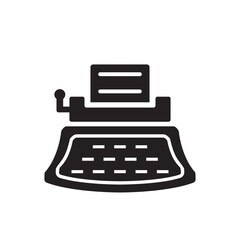 Type writer icon ( vector illustration )