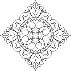 Thai arts angel, vector pattern. vector pattern, oriental designs