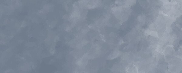 Vector watercolor art background. Hand drawn winter grey abstract vector illustration for cover, interior decor and other users. Vintage grunge texture. Clouds. Monochrome brush strokes. Empty blank.