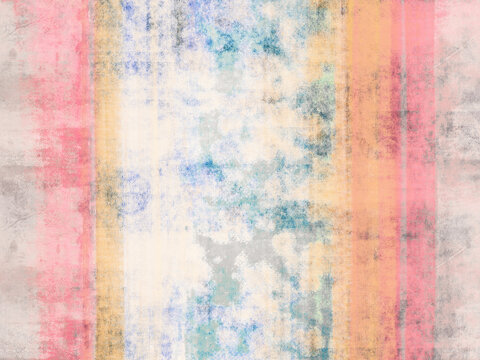 Handmade Colourful Stained Grungy Background
