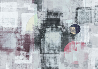 Handmade Modern Abstract Grungy Background - 480732001