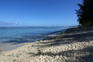 Plage de Saint-Gilles les Bains sur l'île de la Réunion