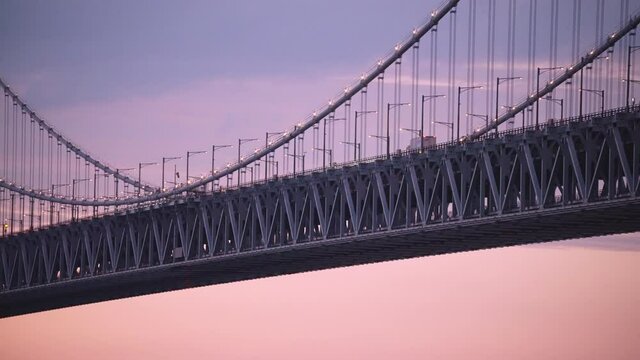 瀬戸大橋の夕景