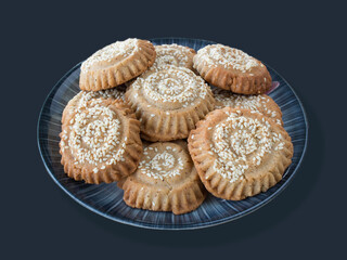 cookies on a plate