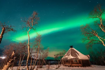  Northern Lights, aurora borealis over Abisko, Swedish Lapland. © ronnybas