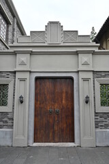 entrance to the house