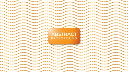 Abstract background with waves in orange dashed lines