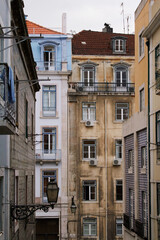Fototapeta na wymiar old houses in the town