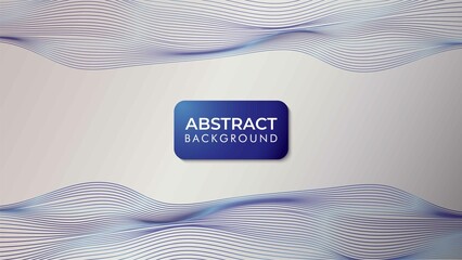 Abstract elegant background with blue flowing lines wave