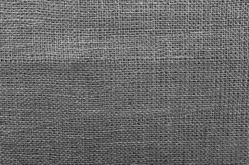 Burlap texture. The pattern of the fabric is clearly visible.