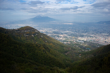 Fototapeta premium view of the Vesuvius 