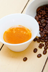espresso cofee and beans