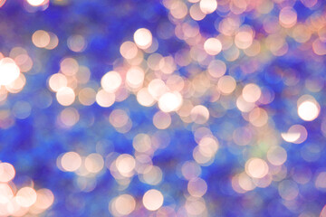 Abstract Golden bokhe background with copy space