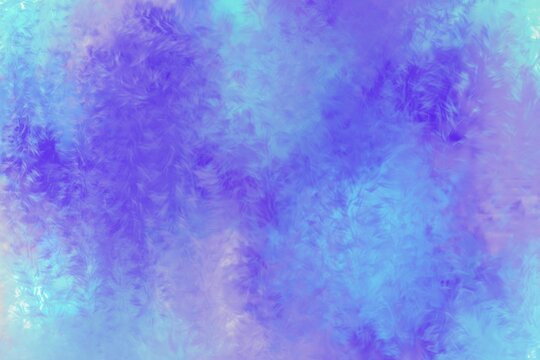 Abstract watercolor blue background. Paint smears, splashes, streaks, blurring, gradient, drops. Texture, background design, banner, calendar, business card, postcard.