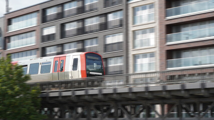 Hamburg metro train