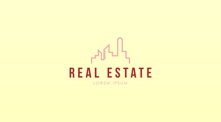 Real Estate Logo Design Concept Vector. Building Logo Template