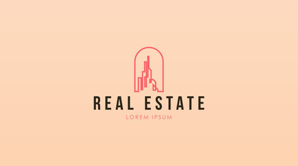 Real Estate Logo Design Concept Vector. Building Logo Template