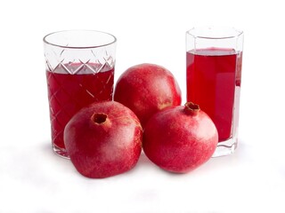 red,sweet ,juicy tropical fruits pomegranate