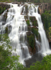 Fototapeta na wymiar This is Almécegas II Falls at Alto Paraíso, GO