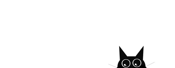 BLACK CAT WITH BIG CUTE EYES © Наталья Фомина