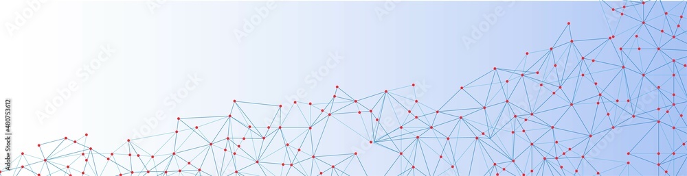Aufkleber blue vector background frame grid . texture damaged network, thin threads, connections. digital tech