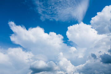 blue sky with white clouds during the day
