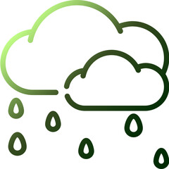 rain gradient icon