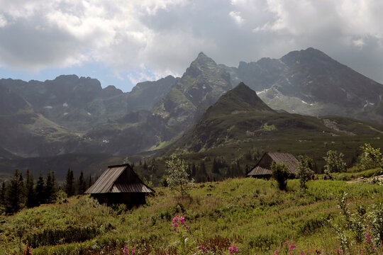 Krajobrazy w Tatrach, polskie góry © Pawe