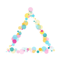 Bokeh confetti circles decoration holiday background.
