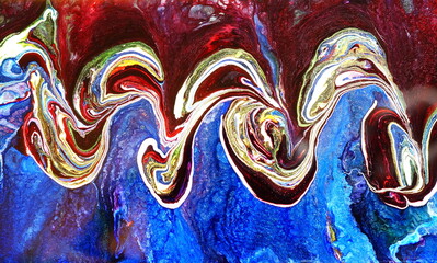 Color abstraction. Alcohol paints. JPG
