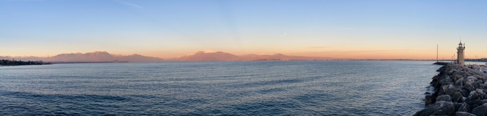 sunrise over the mountains