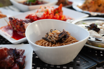 Chinese food feast