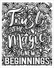 Motivational Quotes Coloring page, inspirational Quotes Coloring page.