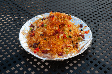 salt and garlic deep fried prawns