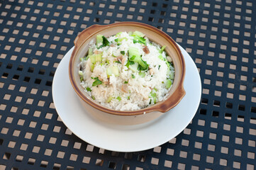 Shanghai style salted meat & vegetable rice