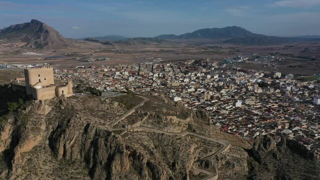 Jumilla aus der Luft | Luftbildaufnahmen der Stadt Jumilla in Andalusien