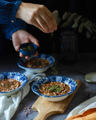 Lentil soup 