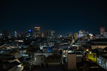 原宿の夜の風景