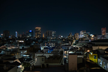 原宿の夜の風景
