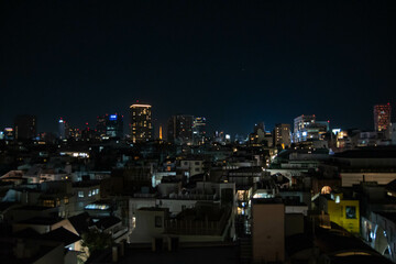 原宿の夜の風景