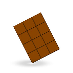 chocolate bar vector illustration