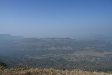 beautiful view of the mountains in India