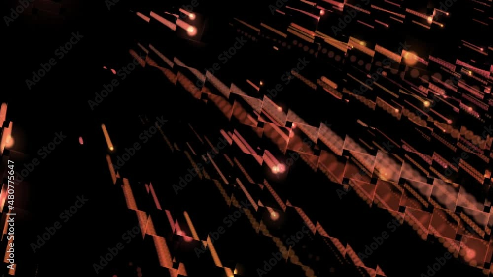 Poster futuristic lightning bolts flying along an unpredictable trajectory and spewing fire in space. thund