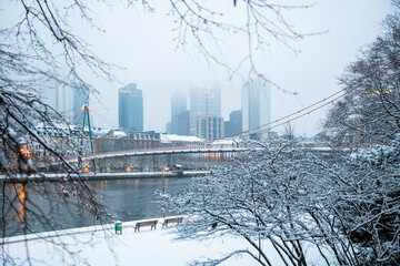 Winter in Frankfurt