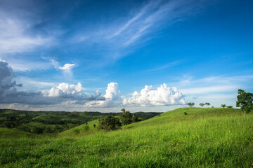 landscape with clouds