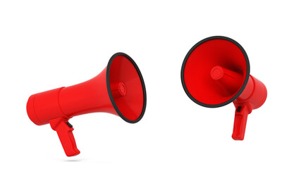 Megaphone, loudspeaker for public anouncement