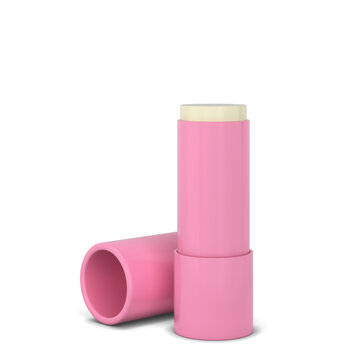 Blank Lip Balm Container Mockup