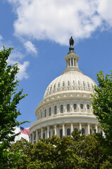 Fototapeta na wymiar US Capitol Building in Washington DC, United States of America
