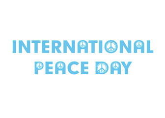 International peace day symbol icon