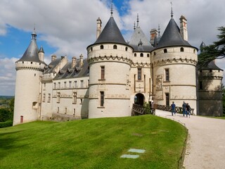 Fototapeta na wymiar Domaine du château de Chaumont-sur-Loire